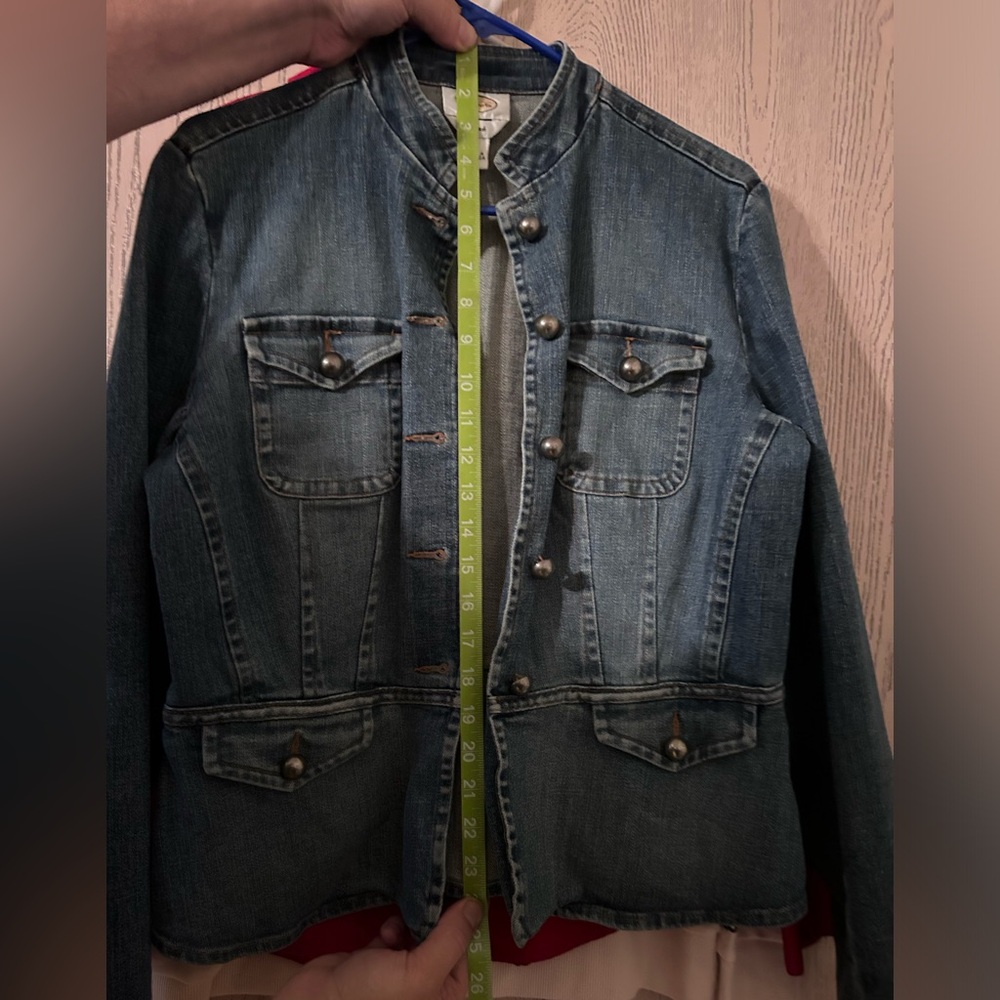 Talbots jean jacket size 12 jean jacket - Picture 6 of 13